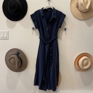 Blue Wrap Dress